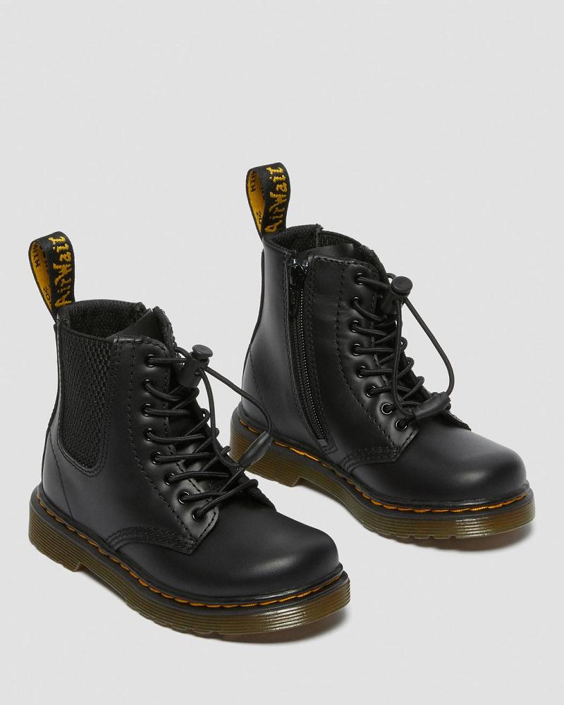 Dr Martens Toddler 1460 Harper Lær Fritidsstøvler Barn Svarte | Norge 158AHK